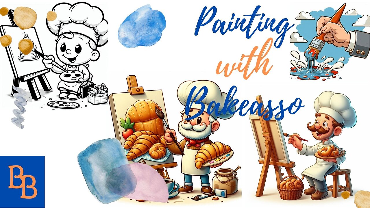 Painting with Bakeasso -- Creme pie