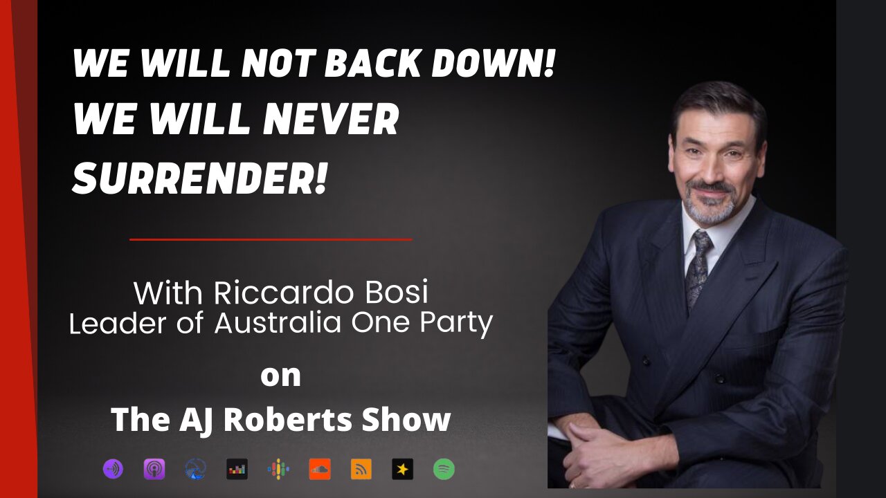 We will not back down, we will NEVER surrender - with Riccardo Bosi
