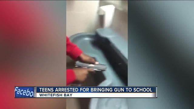 Police: 2 bring loaded gun to Whitefish Bay HS