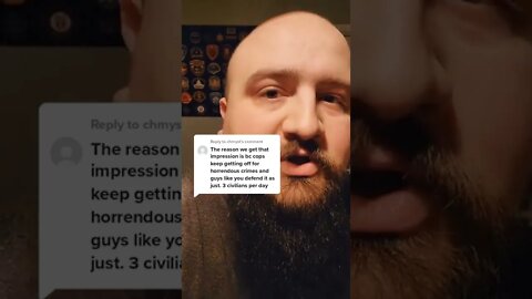 Commenter Claims I'm Defending Bad Cops