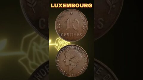 Luxembourg 10 Centimes 1930.#shorts #coinnotesz