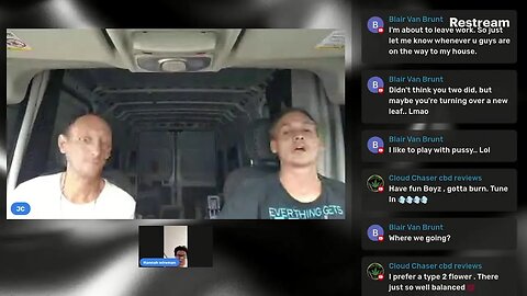 Hanging Out In the Van, Join Us #live, #vibe, #smoke, #talk, #mmj, #420