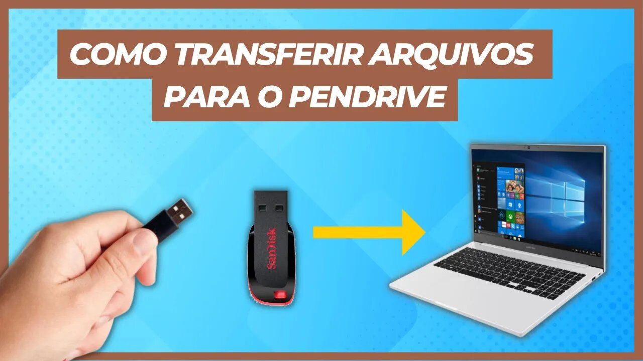 COMO TRANSFERIR ARQUIVOS PARA O PENDRIVE (MÚSICAS, JOGOS, DOCUMENTOS)