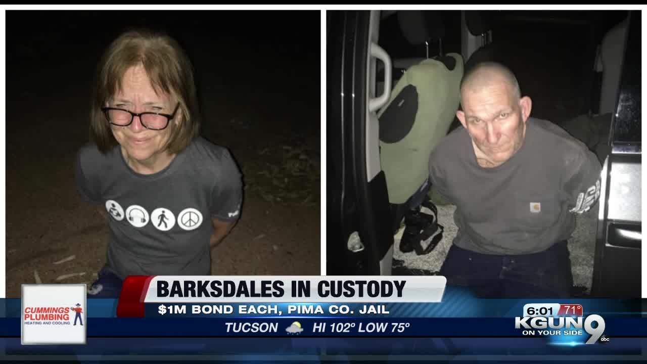 Barkdales now in custody at Pima County Jail