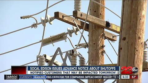 SoCal Edison Issues Advance Notice About Shutoffs