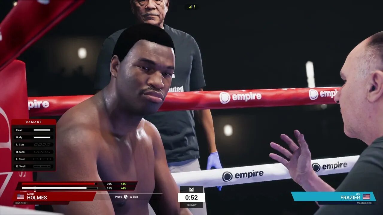 Undisputed Boxing Online Larry Holmes vs Joe Frazier - Risky Rich vs Mr.Black FR (Ranked)