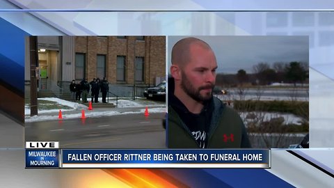 Former Marine sergeant speaks on service with Officer Rittner