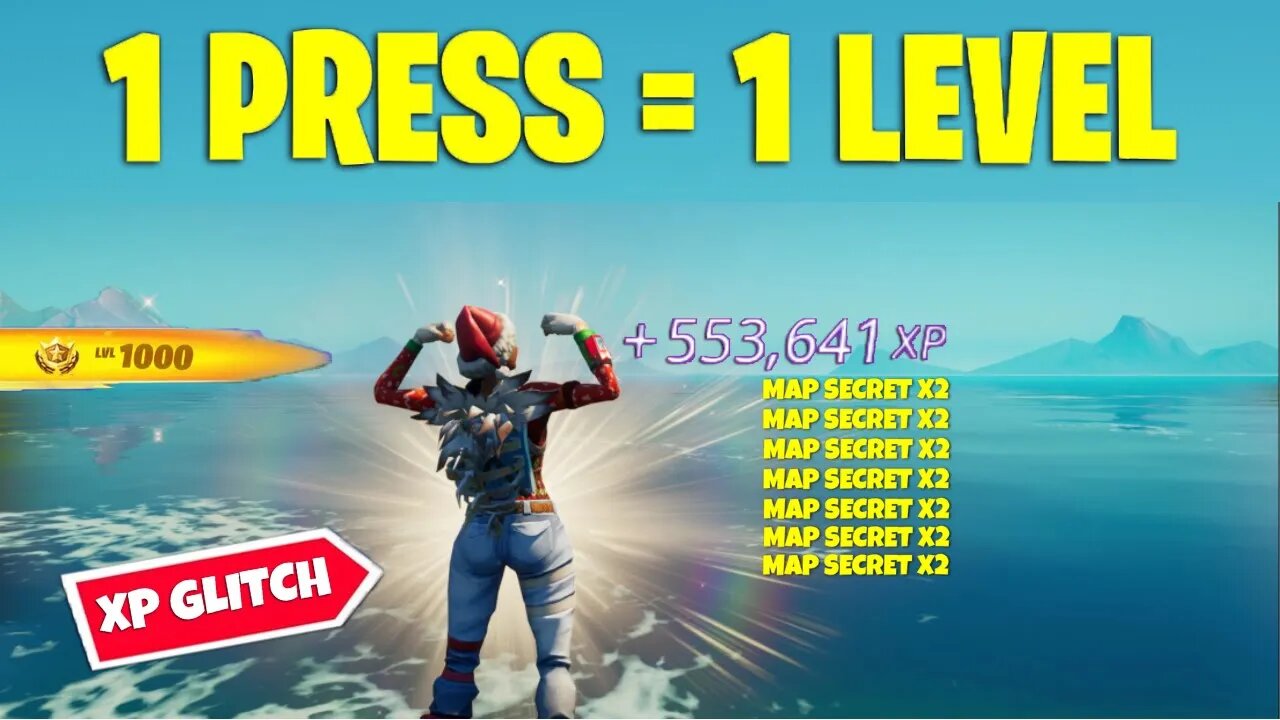 INSANE EASY Fortnite AFK XP GLITCH 50k A MINUTE *NOT PATCHED*