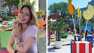Une nouvelle plage a débarqué en plein centre-ville de Québec et c'est festif à souhait