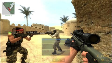 Counter Strike Source Dust 2 Bots #30 Only Sniper Rifles