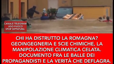 LA BOMBA, GEOINGEGNERIA E SCIE CHIMICHE. TUTTO GIÀ SCRITTO IN ROMAGNA