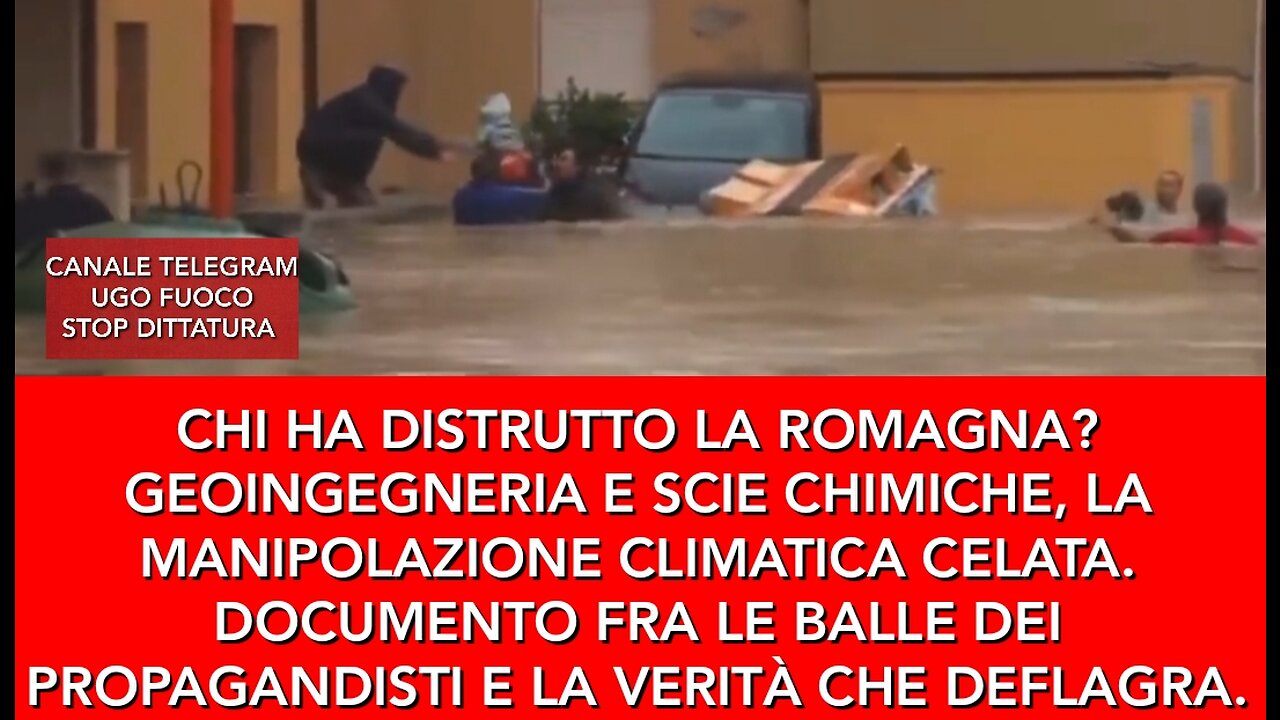 LA BOMBA, GEOINGEGNERIA E SCIE CHIMICHE. TUTTO GIÀ SCRITTO IN ROMAGNA