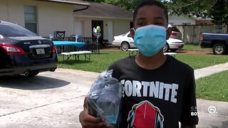 West Palm Beach boy receives birthday surprise from PBSO