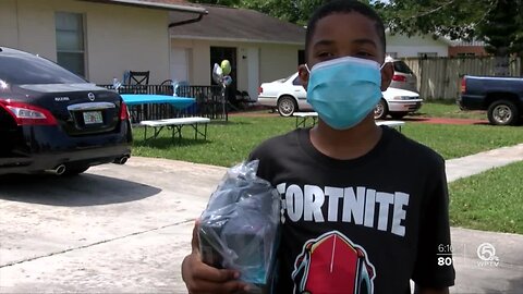 West Palm Beach boy receives birthday surprise from PBSO