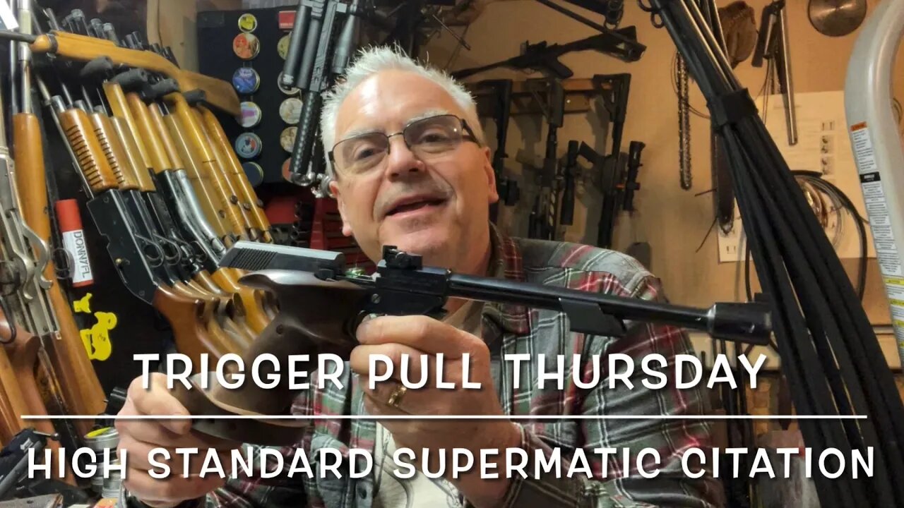 Trigger pull Thursday with my High Standard Supermatic Citation early 60’s space gun!