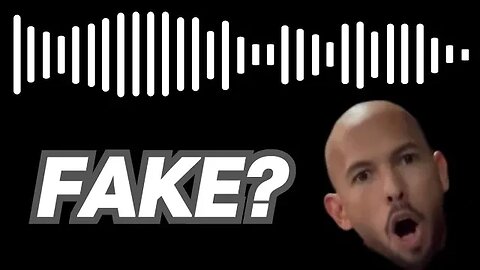 Fake Andrew Tate AI voiceover?
