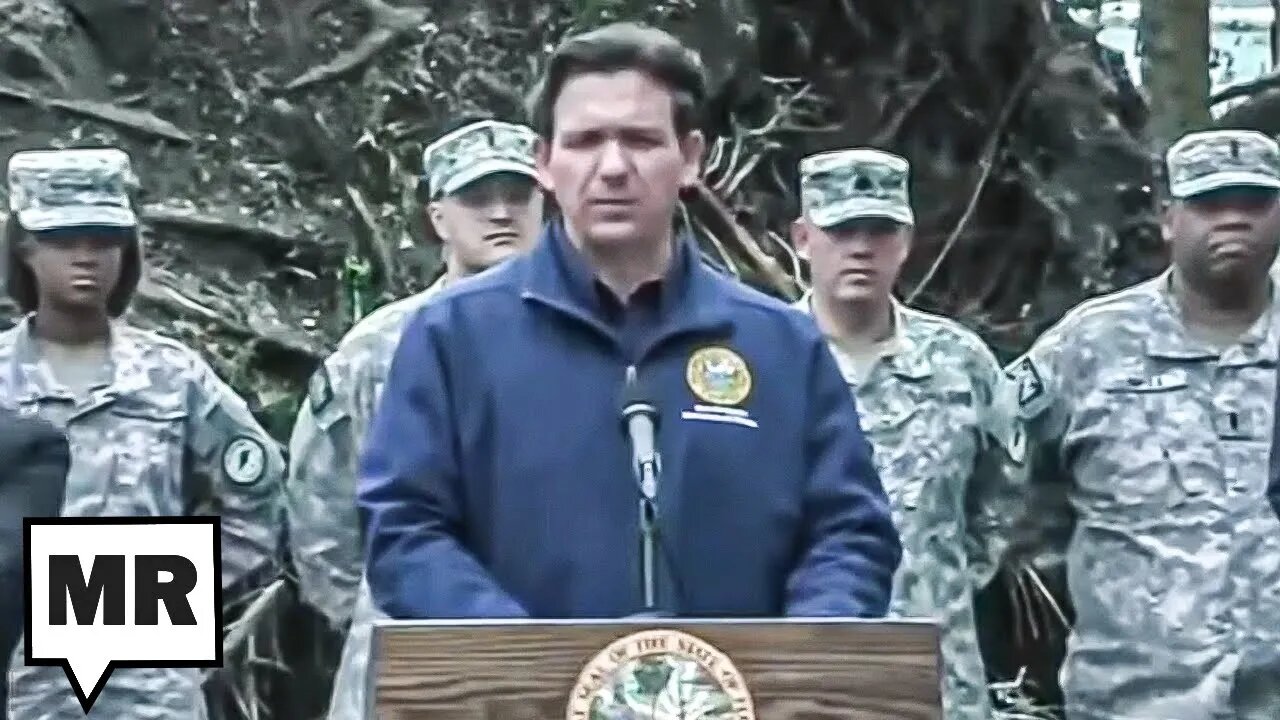 DeSantis Goes Full Maniac During Bizarre Press Conference