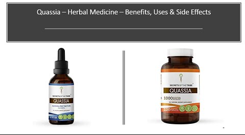 Quassia - Herbal Medicine - Benefits, Uses & Side Effects