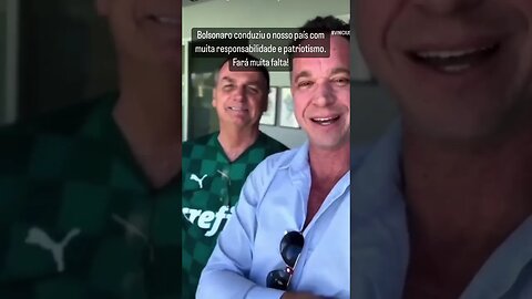 Bolsonaro conduziu o nosso país com muita responsabilidade e patriotismo. Fará muita falta! P2