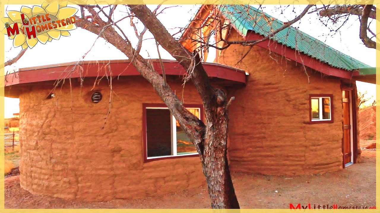Finishing the Exterior | $3750 Total Cost | Earthbag Construction | Weekly Peek Ep27