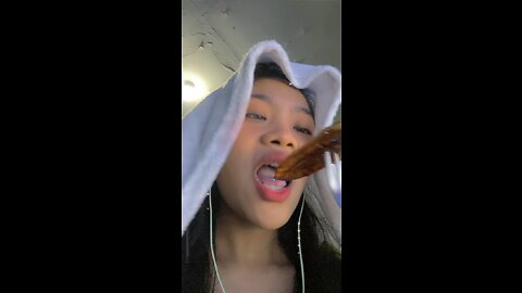 short banana Q mukbang