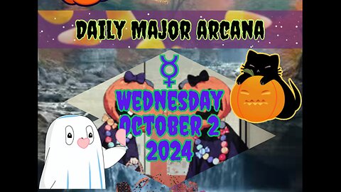 Wednesday ☿ October 2 2024: ♎️ Libra Season 👻 #tarot #shorts #zodiac