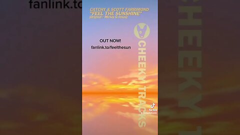 🎵 OUT NOW: Catchy & Scott Farrimond - Feel The Sunshine 🎵 #Bounce #HardDance #CheekyTracks