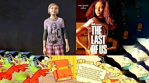 Last Of Us, Mary Sue touching grass, yikes, just celebrate your erasure! BlondManBad, BlueEyesBad