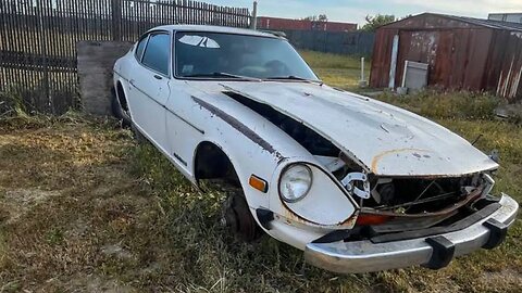 Saving a 1975 Datsun 280z sitting in a field for 30 years!