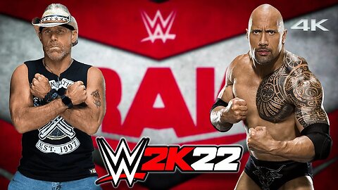 WWE 2K22: Shawn Michaels Vs. The Rock - (PC) - [4K60FPS] - Epic Gameplay!