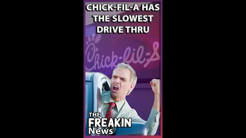 SLOW DRIVE THRU New Survey Claims Chick fil A Restaurants Have The Slowest Drive Thrus #shorts