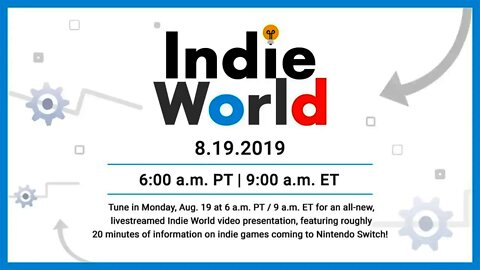 Nintendo Direct "INDIE WORLD" Announced!