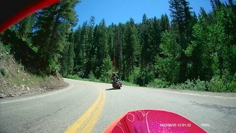 Riding my Victory XC on Hwy21 in Idaho