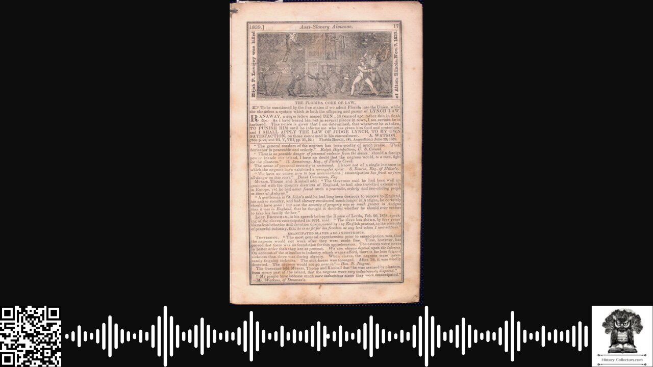 #OnThisDate November 7, 1837 - Martyr For Freedom