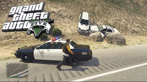 GTA 5 Police Pursuit Driving Police car Ultimate Simulator crazy chase #88