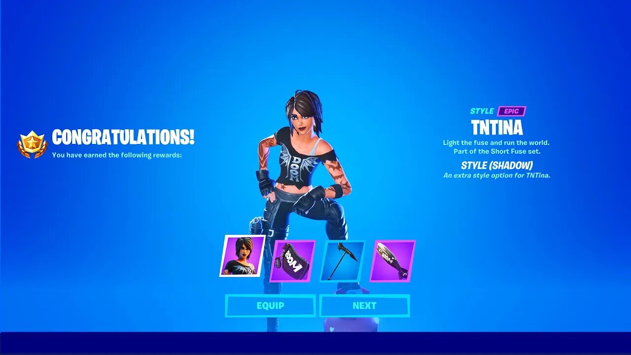 How To UNLOCK The "Ghost or Shadow" Style For TNTINA in Fortnite!