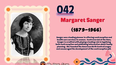 Margaret Sanger (1879-1966) | TOP 150 Women That CHANGED THE WORLD | Short Biography