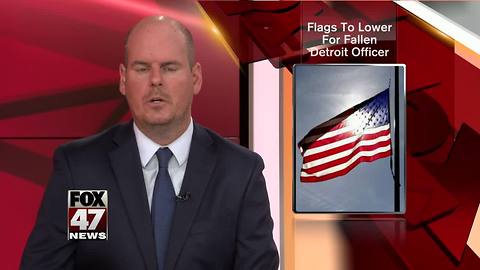 Gov. Rick Snyder lowers flags to honor fallen Detroit Police Officer Fadi Shukur