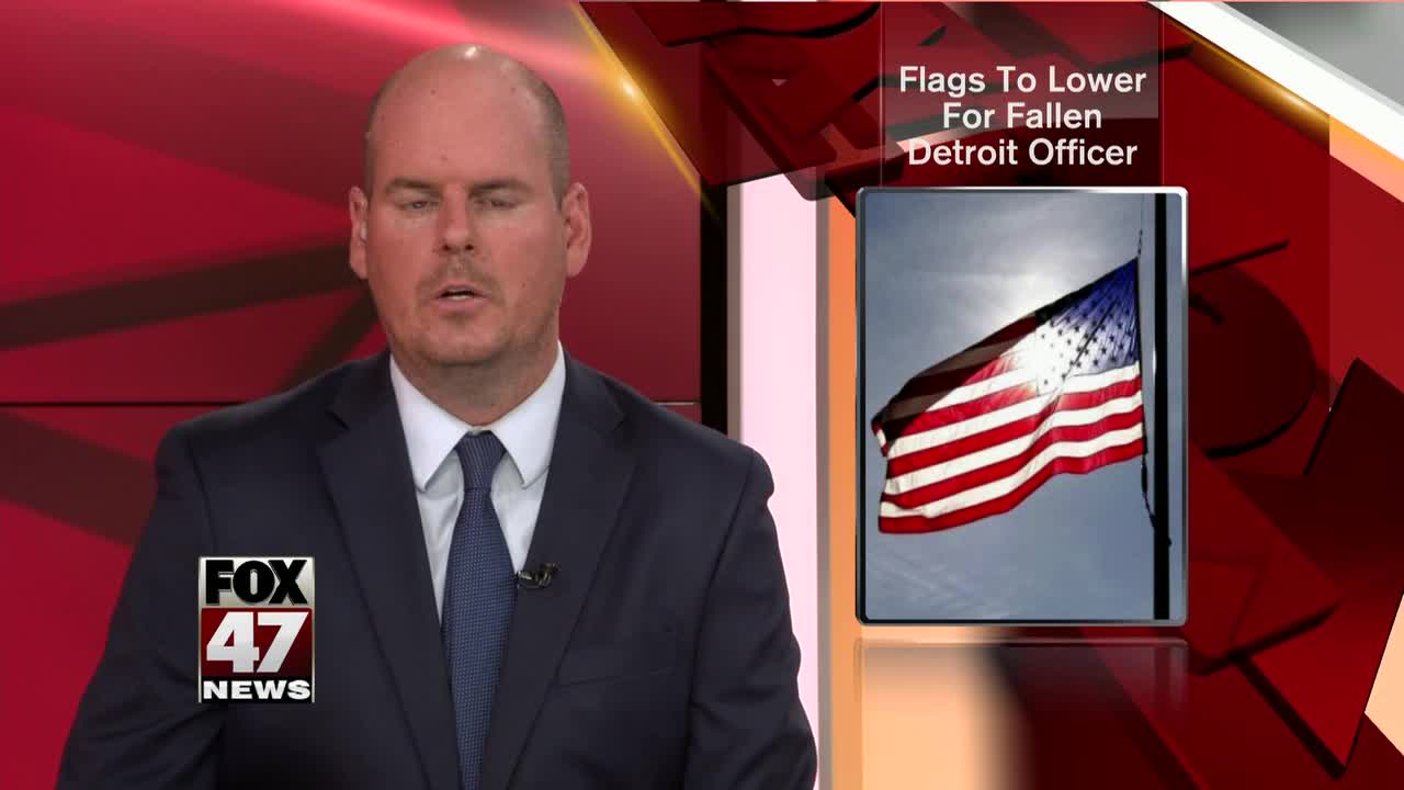 Gov. Rick Snyder lowers flags to honor fallen Detroit Police Officer Fadi Shukur