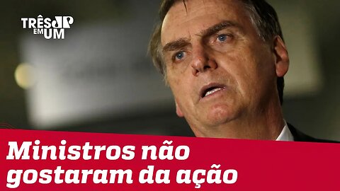 Bolsonaro aciona AGU e irrita o STF
