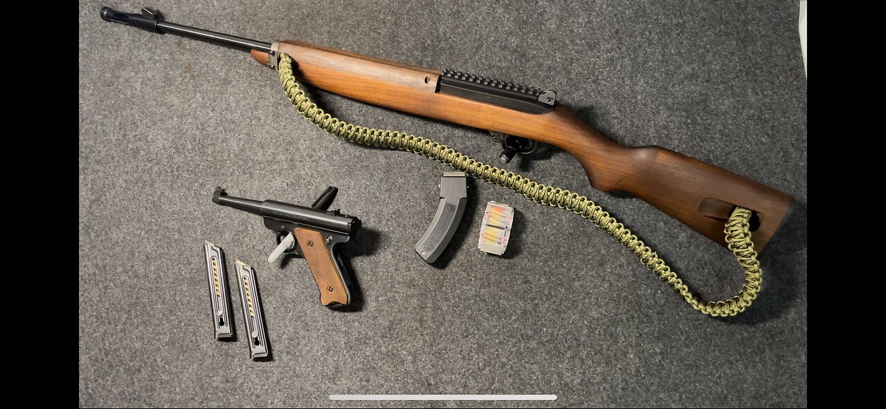 Rifle and Pistol pairings part 11 - Ruger 10/22 M1 Carbine and Ruger Standard pistol 22LR classics