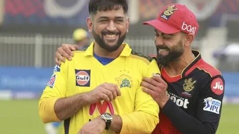 One last battle Virat🤝Dhoni #rcbvscsk