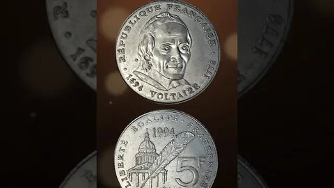 France 5 Francs 1994. #shorts #viral #coinnotesz