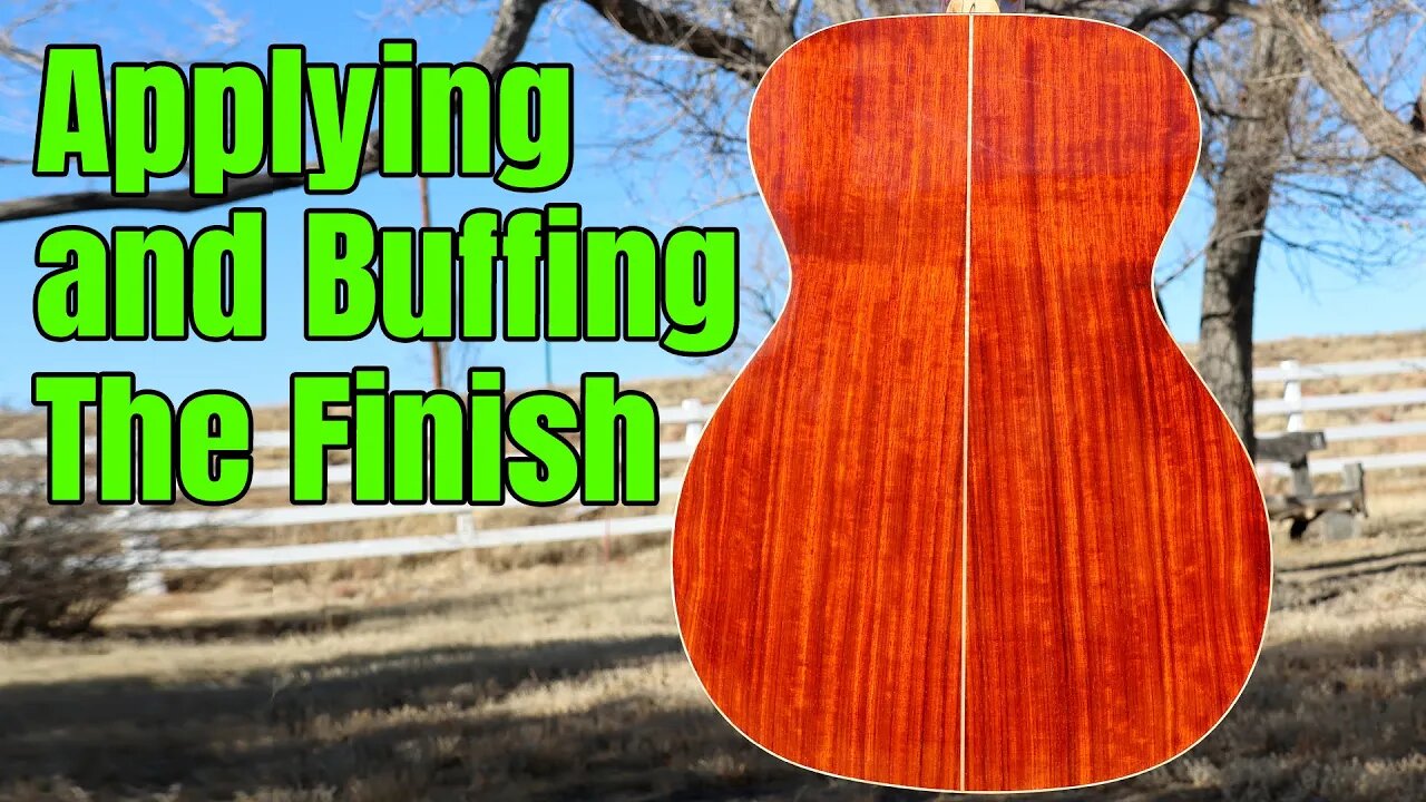 Applying the Finish and Shaping the Bridge | Building an Acoustic Guitar