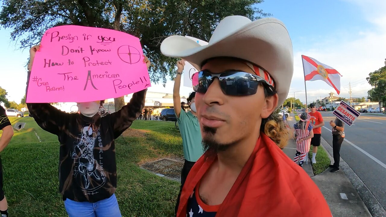 DeSantis signs my painting