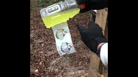 22LR, 22MAG, 9MM, 45ACP, 556 vs Gatorade Bottles 32oz