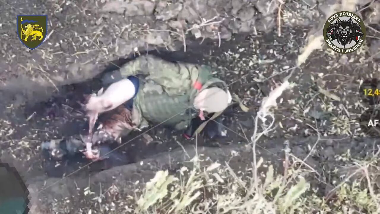 When a Russian fascist puts his feet on Ukrainian land, for some reason they come off his body