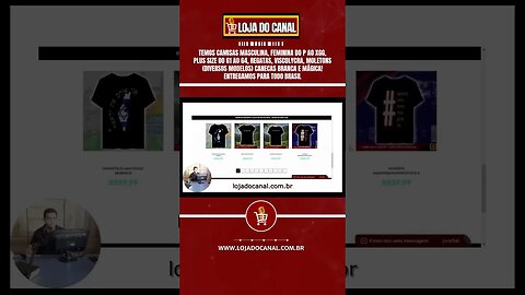#shorts Loja do Canal #motivacional #prmiquéiastiago #camisetaspersonalizadas #podcast #loja