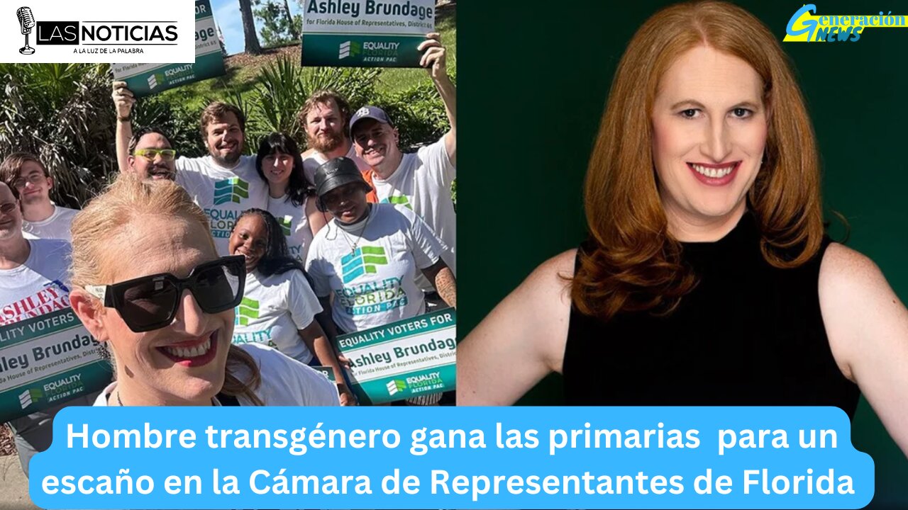 Hombre transgénero gana las primarias para un escaño en la Cámara de Representantes de Florida