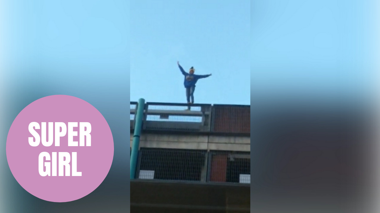 Adrenaline junkie scaled eight-storey car park with no safety equipment and dubbed ‘Spider Girl’